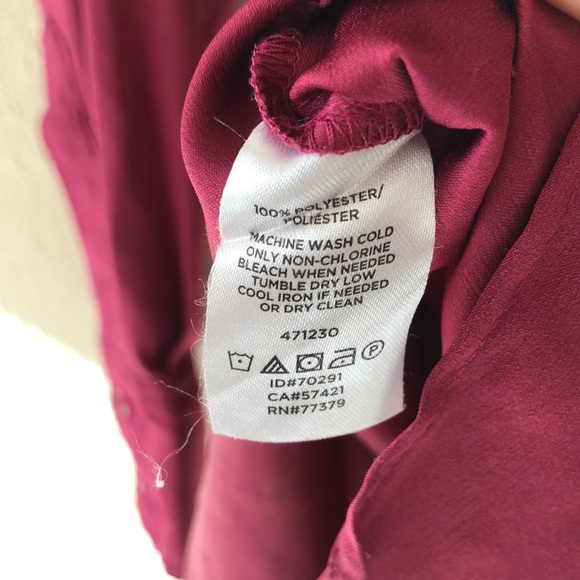 Ann Taylor Berry Pink Top Size L - Picture 5 of 5